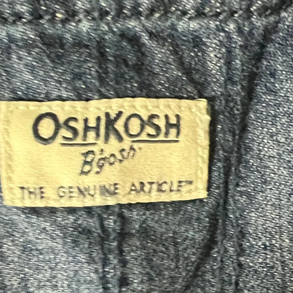 OshKosh B'gosh Dark Blue Denim Overalls with Star Patches